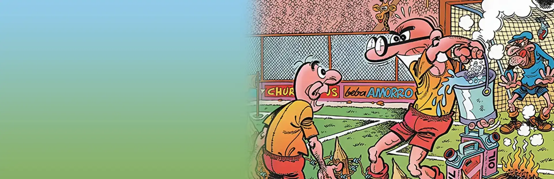 Mortadelo y Filemón: Balones y Patadones background