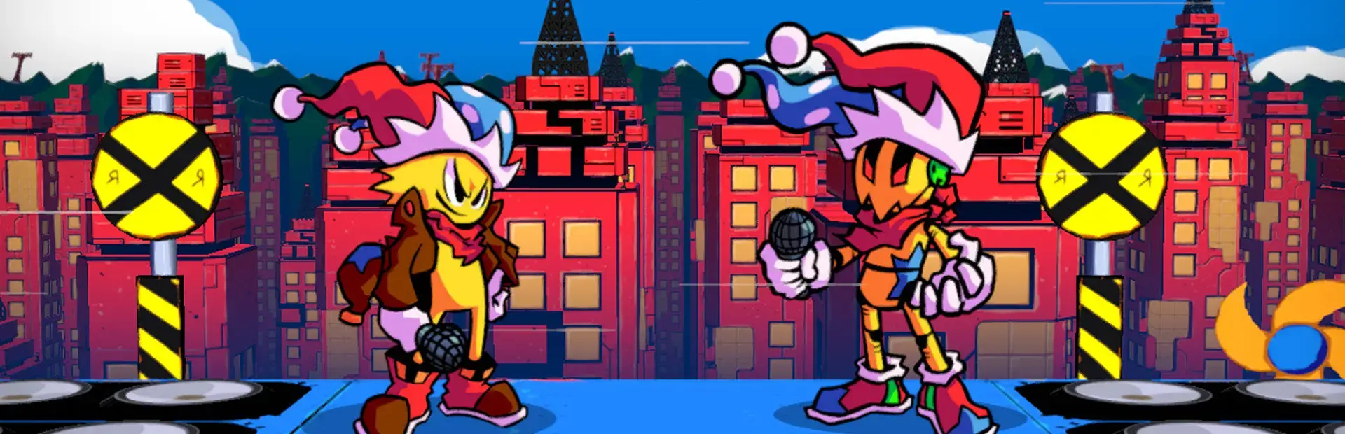 Spark vs. The Marshmallows background