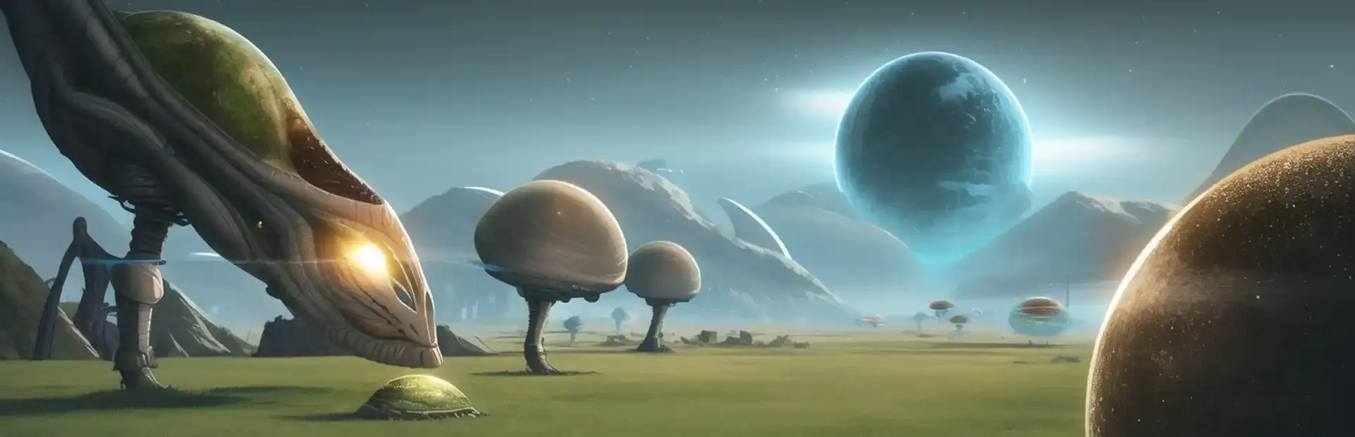 Alien Planet Survival background