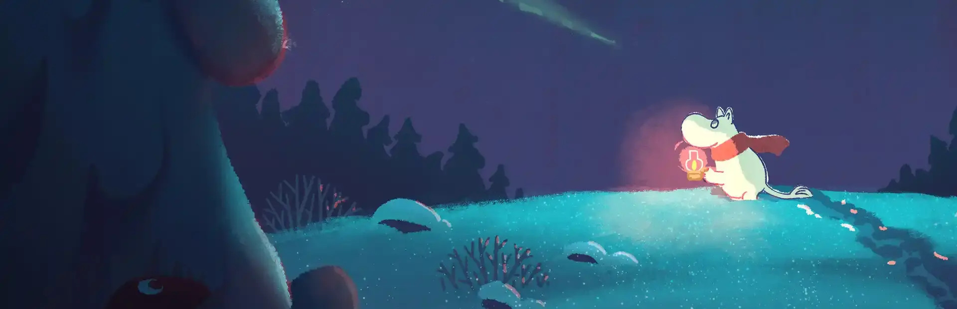 Moomintroll: Winter's Warmth background