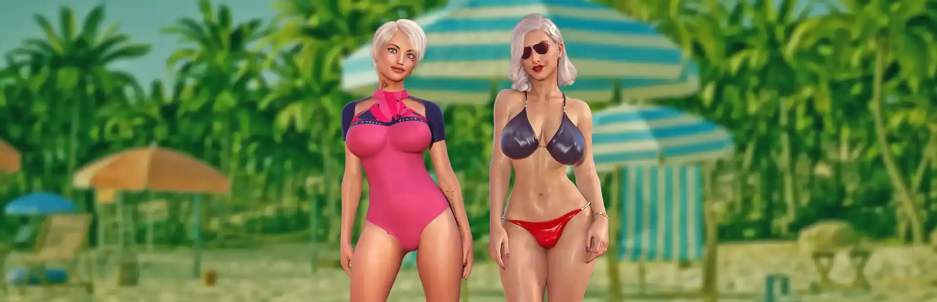 Lewd Beach background