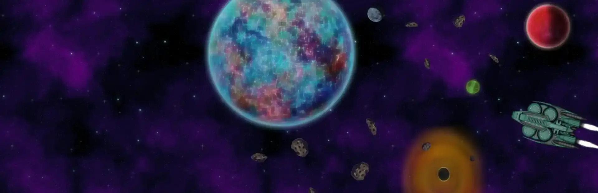 Delivery in Space background