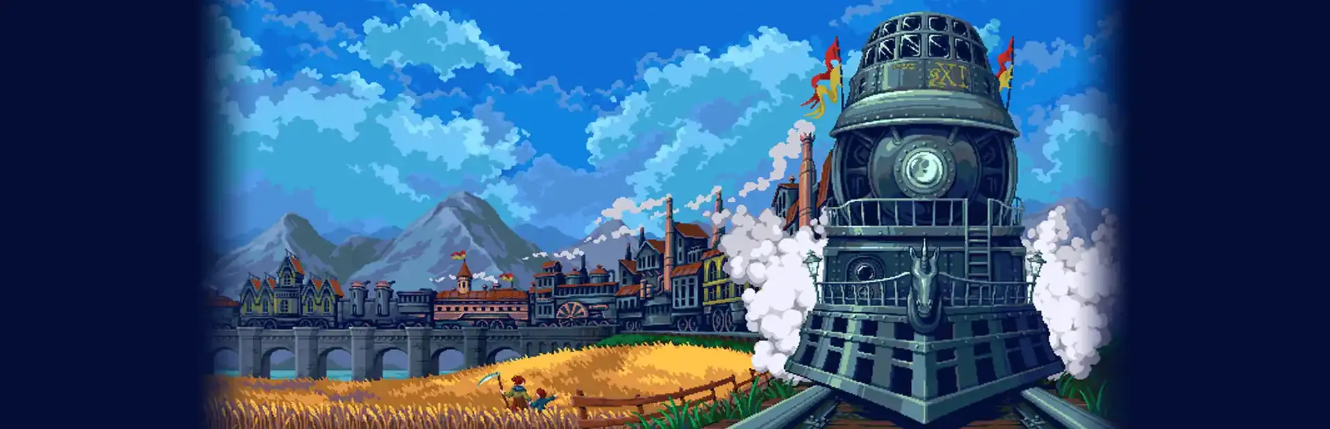 Steel Artery: Train City Builder background