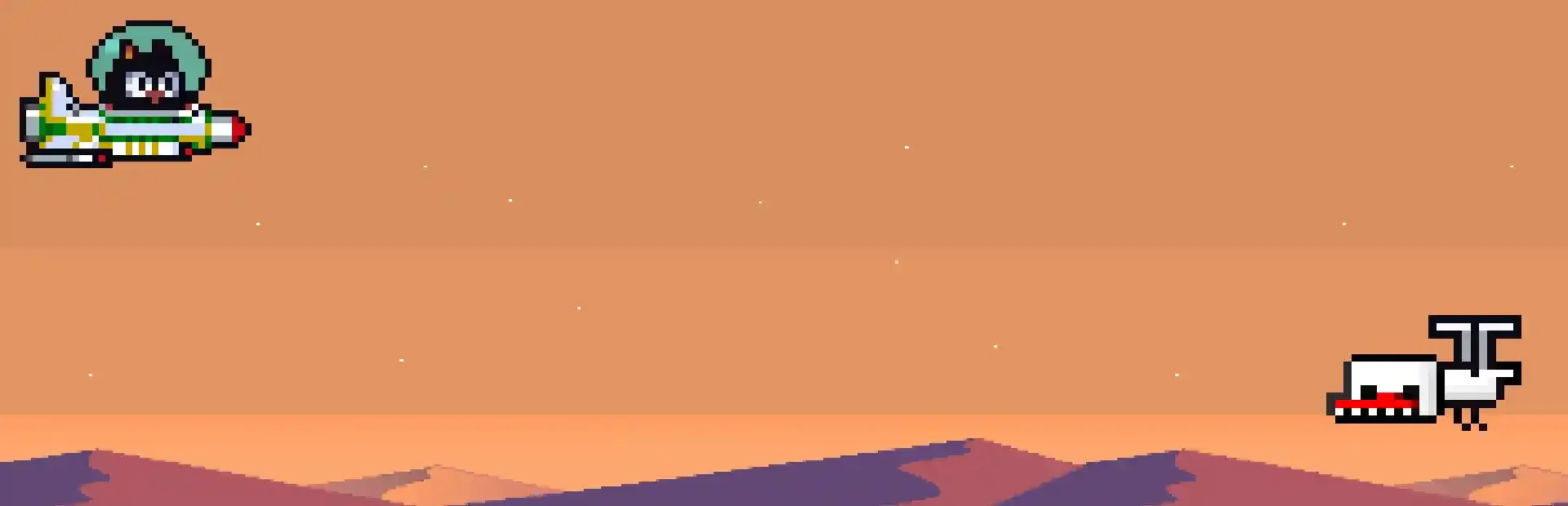 Alien Cat 4 background