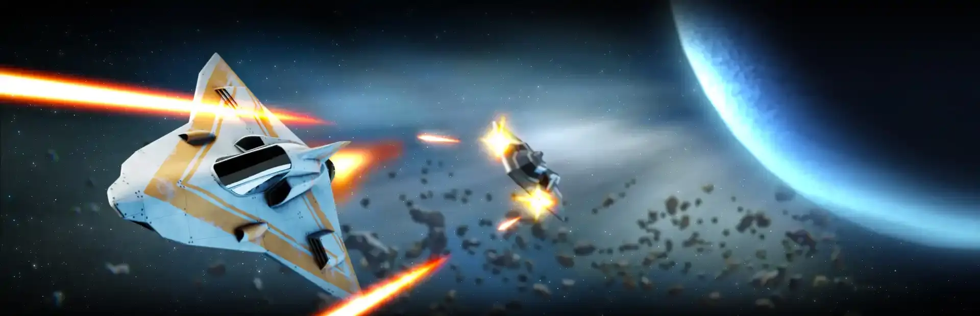 Battle Star Asteroids background