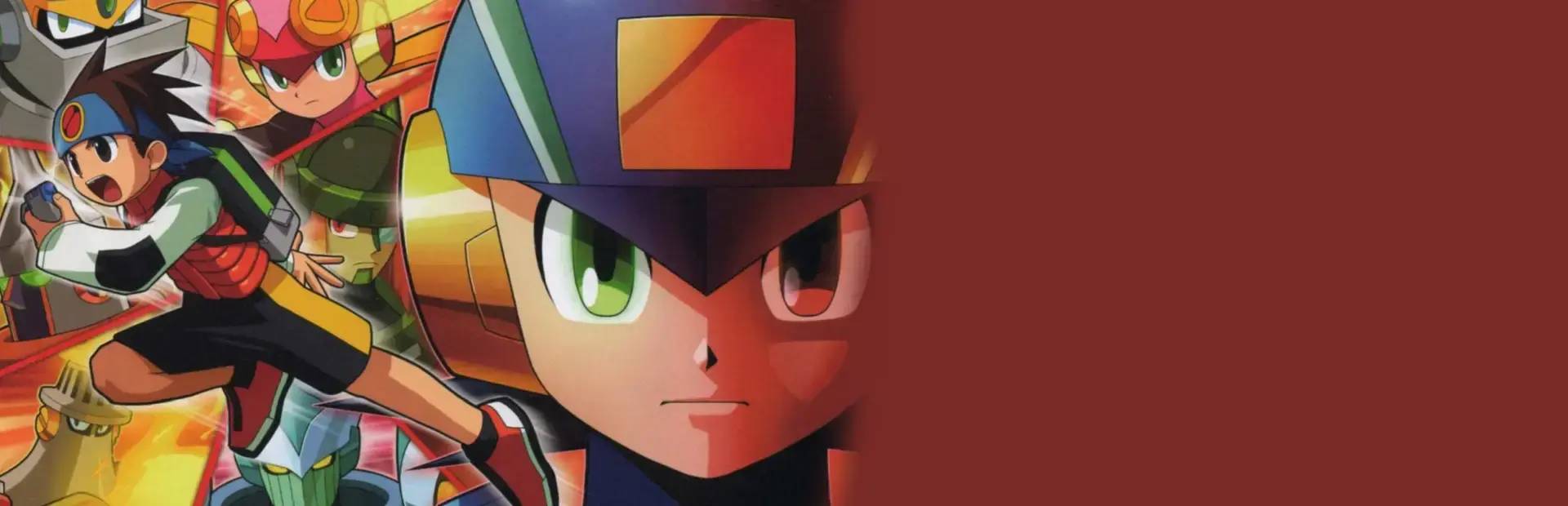 Mega Man Battle Network 4: Red Sun background
