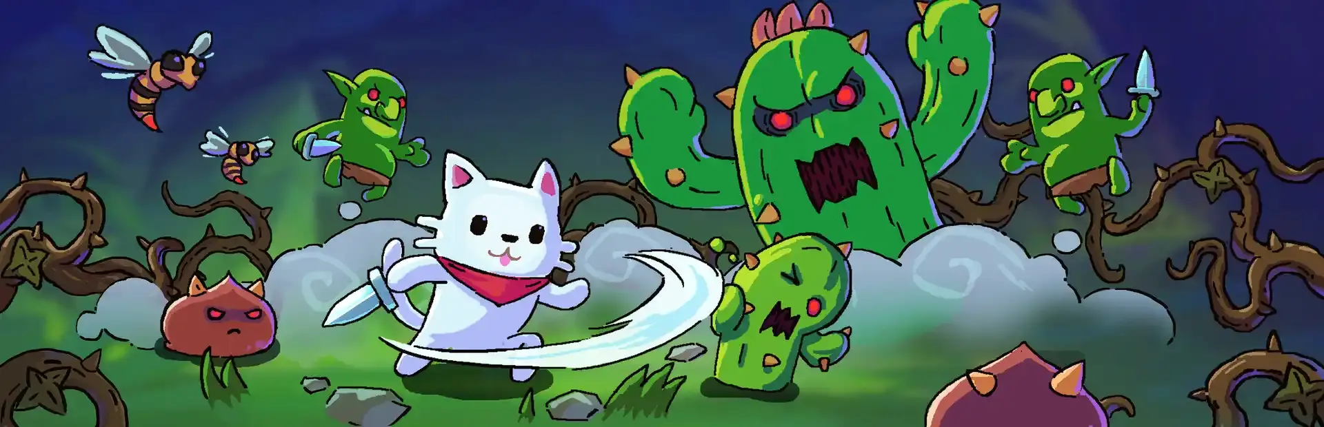 Cat Warrior background