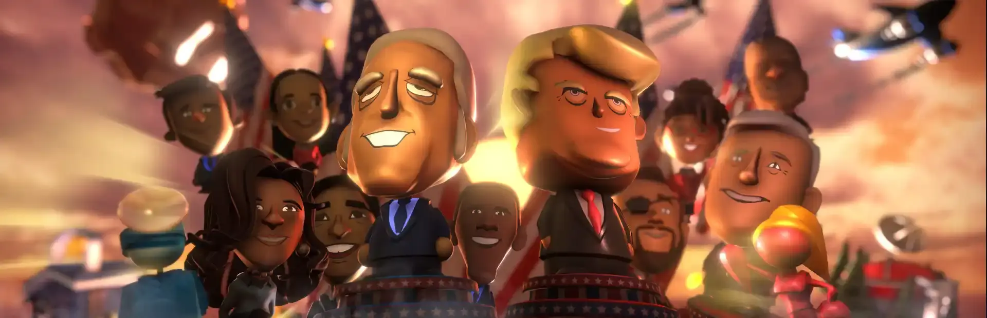 The Political Machine 2020 background
