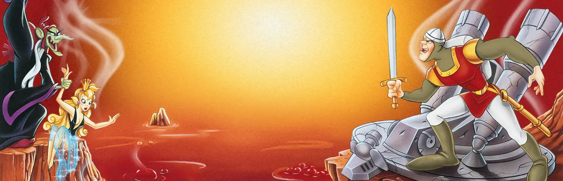 Dragon's Lair II: Time Warp background