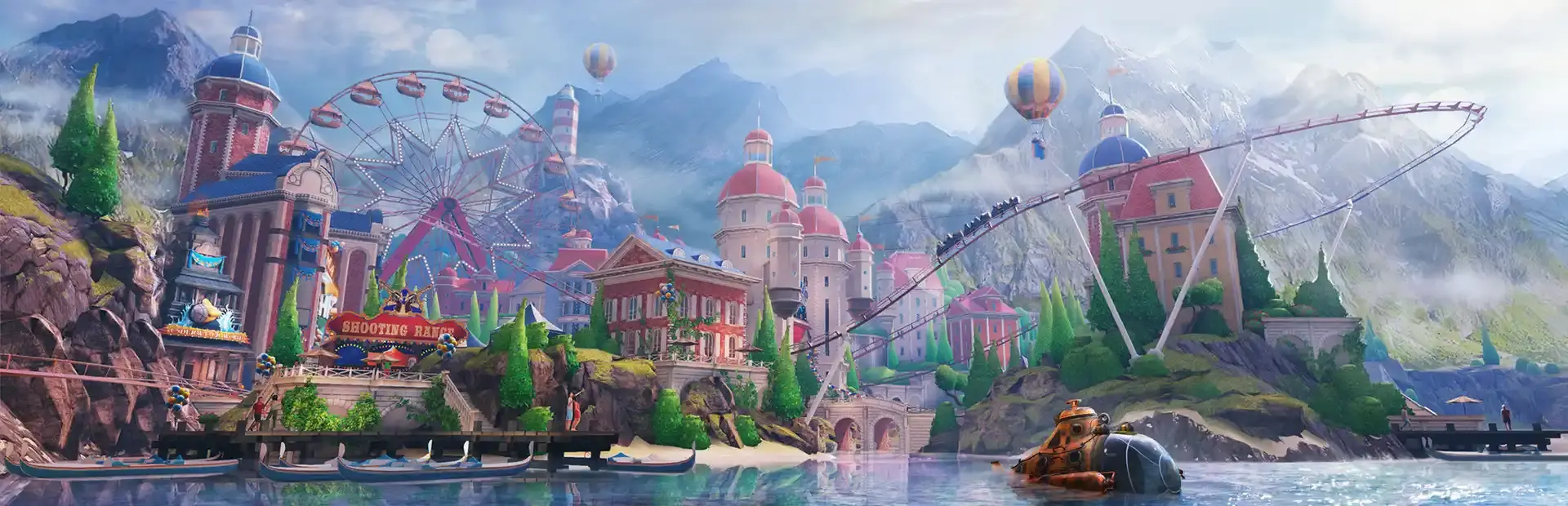 Summer Funland background