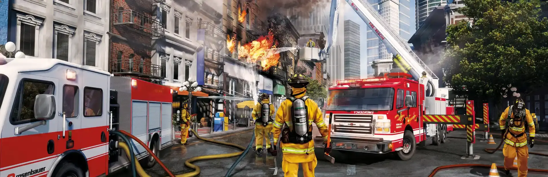 Firefighting Simulator background