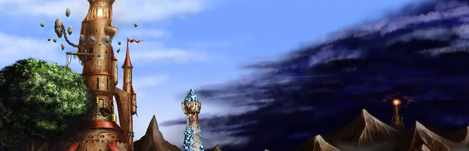 Astral Towers background