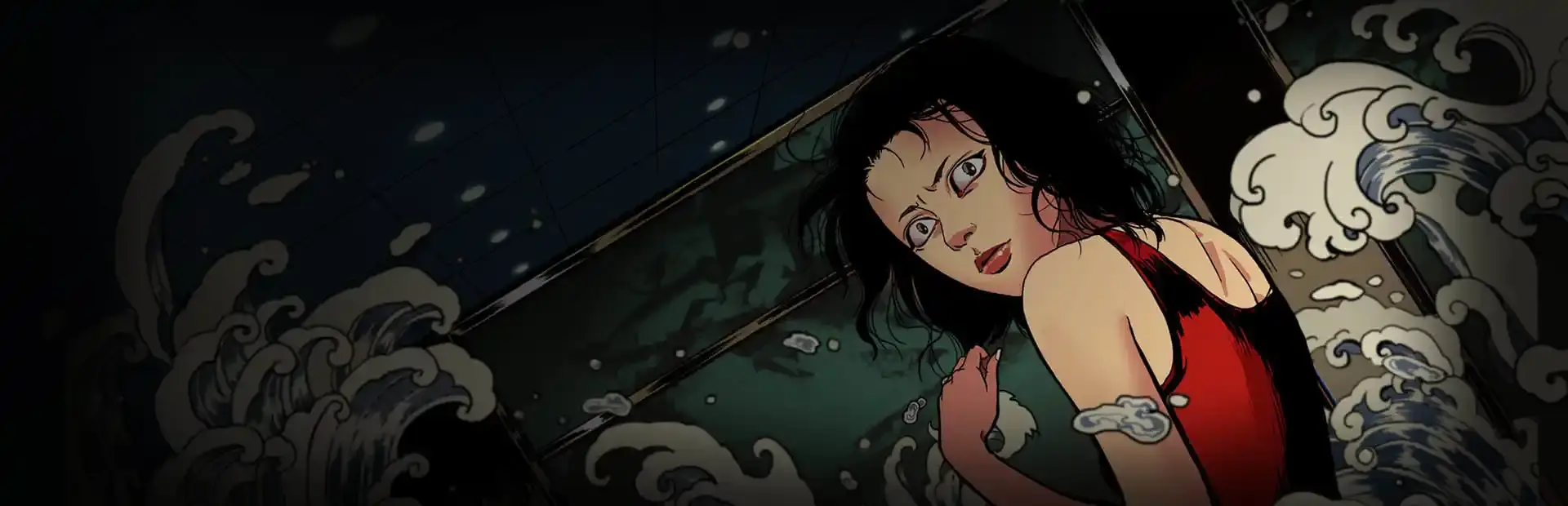 Ghost in the Pool background