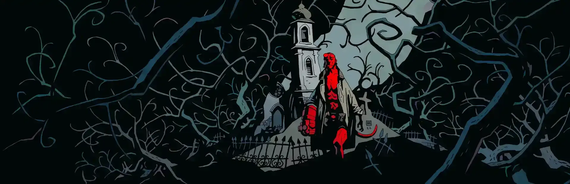 Hellboy: Web of Wyrd background