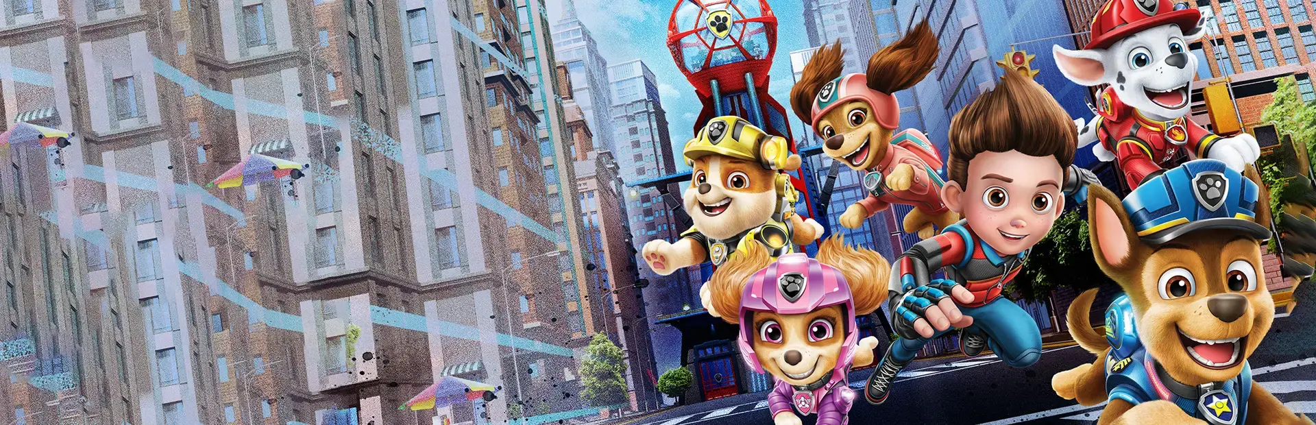 Paw Patrol the Movie: Adventure City Calls background