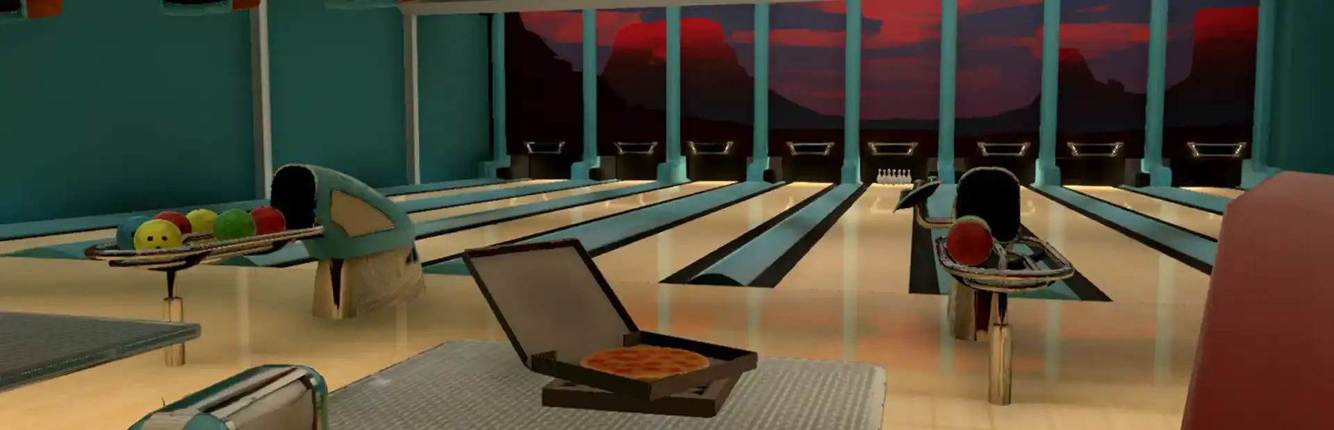 RockaBowling VR background