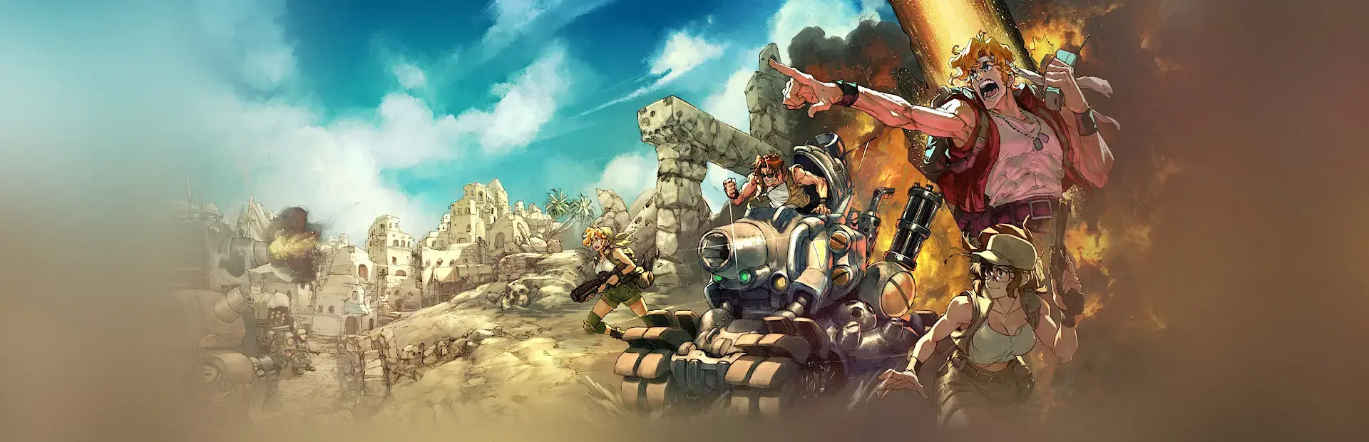 Metal Slug Tactics background