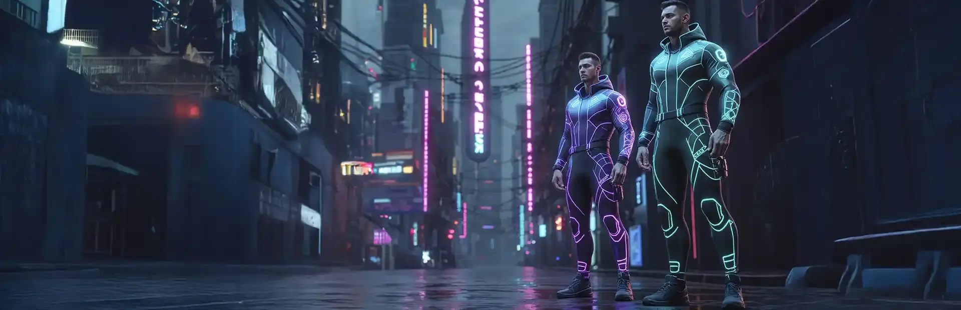 Neon City Climbing Simulator background