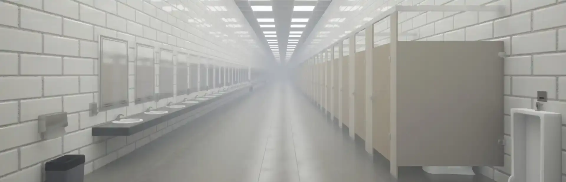 The Bathrooms background