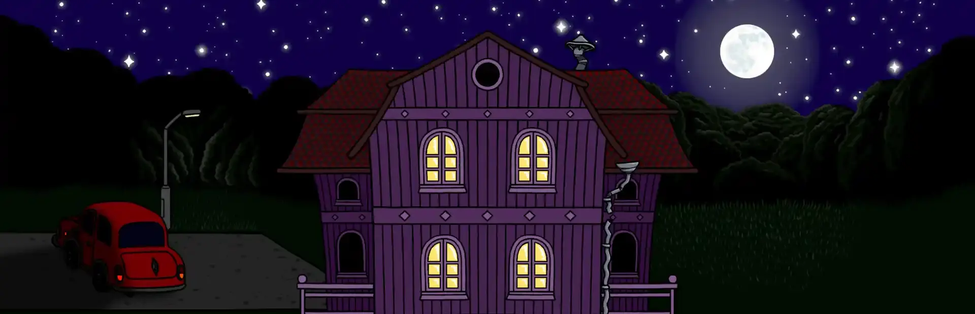 Spooky Mansion Manager background