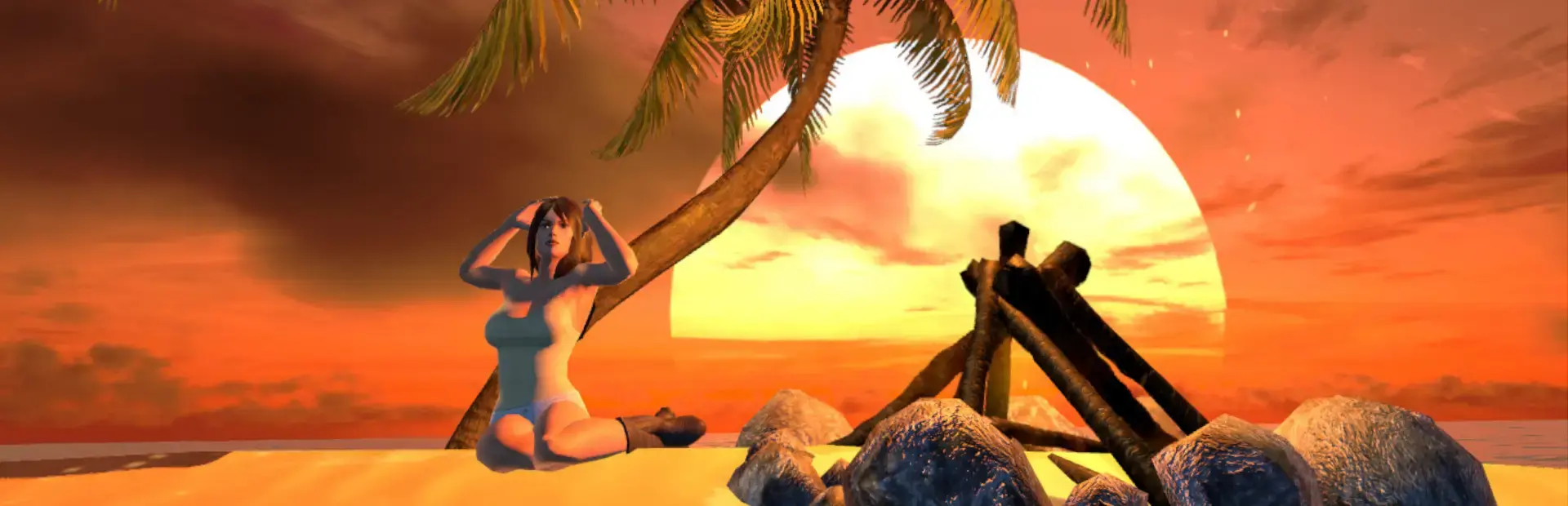 Tropical Girls VR background