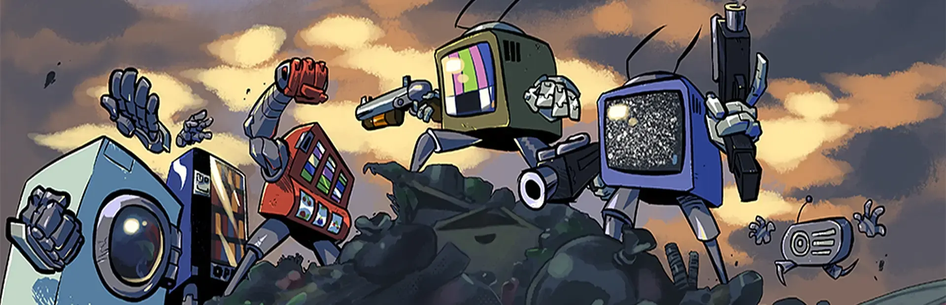 Trash TV background