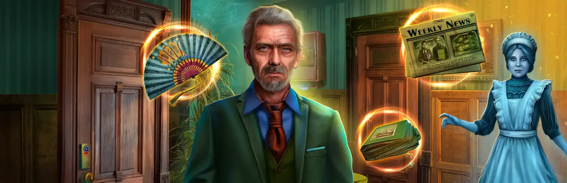 Mystical Riddles: Snowy Peak Hotel - Collector's Edition background