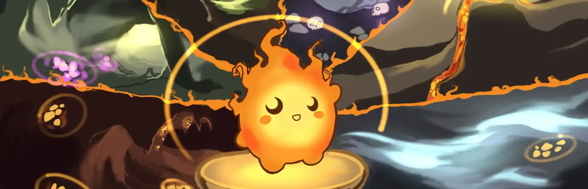 Legends of the Eternal Flame background