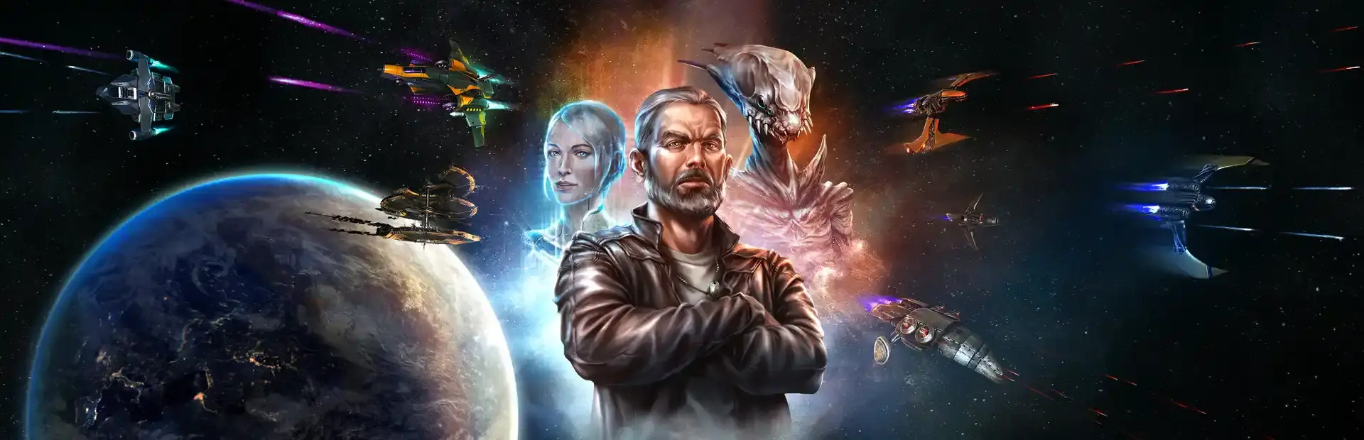 Space Commander: War and Trade background