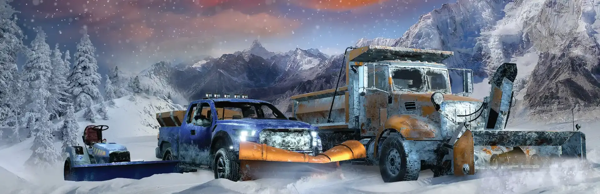 Snow Plowing Simulator background