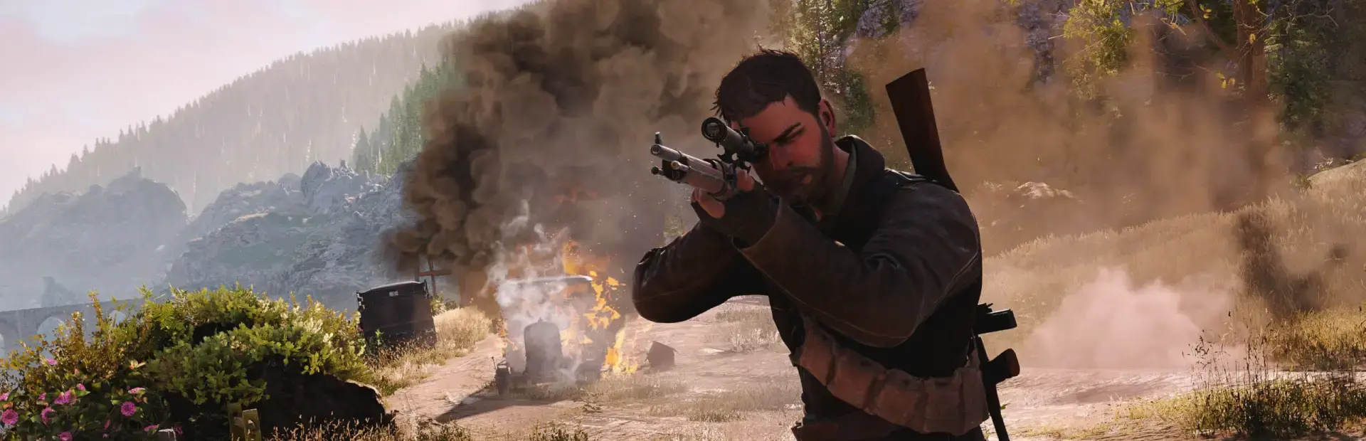 Sniper Elite: Resistance background
