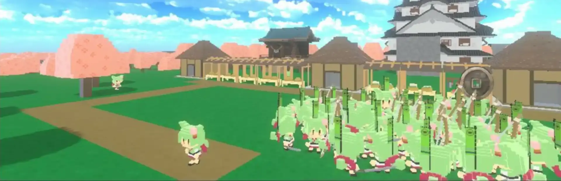 Zundamon Castle background