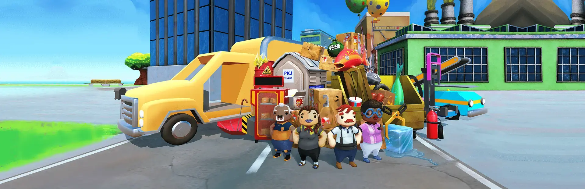 Totally Reliable Delivery Service: Deluxe Edition background