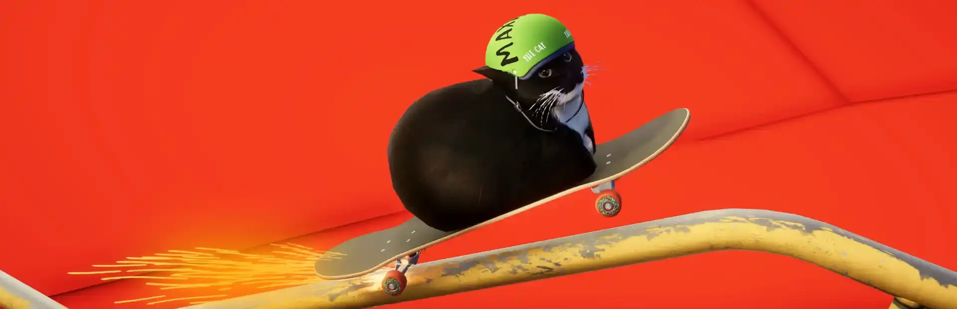 Skateboard Drifting Simulator with Maxwell Cat: The Game background