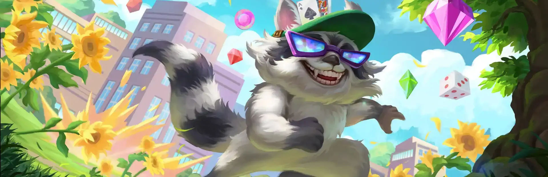 Roxy Raccoon background
