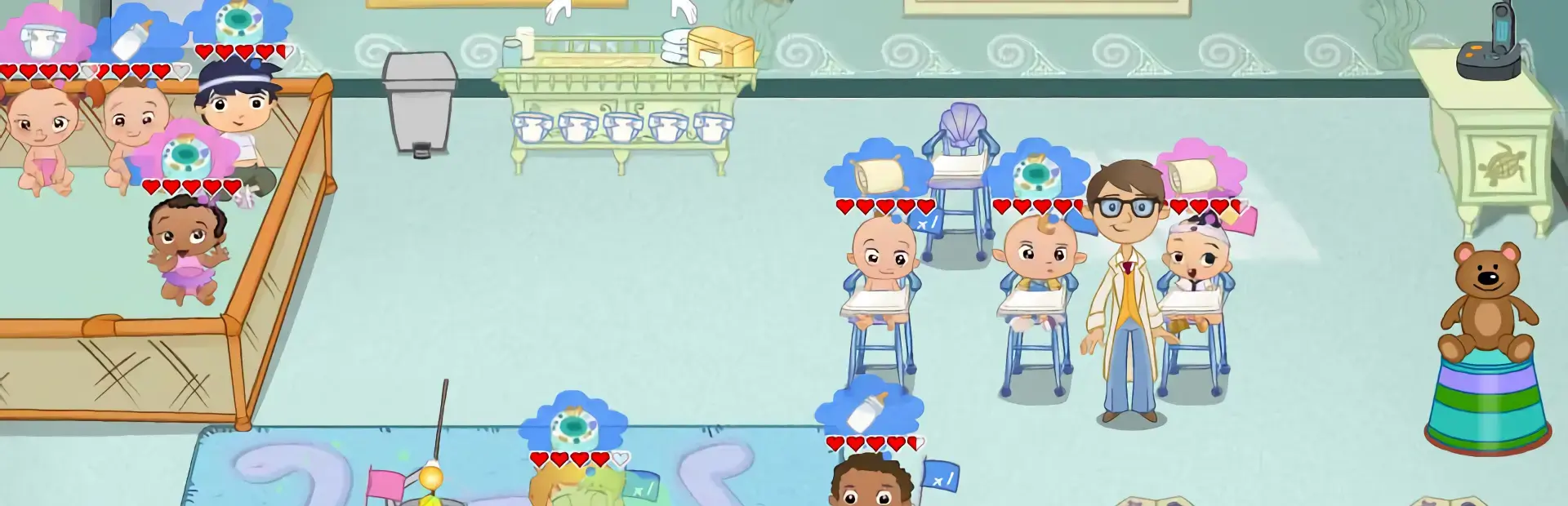 Diaper Dash background