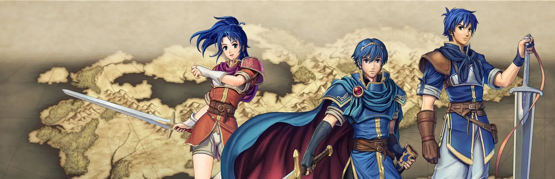 Fire Emblem: Shin Monshou no Nazo - Hikari to Kage no Eiyuu background