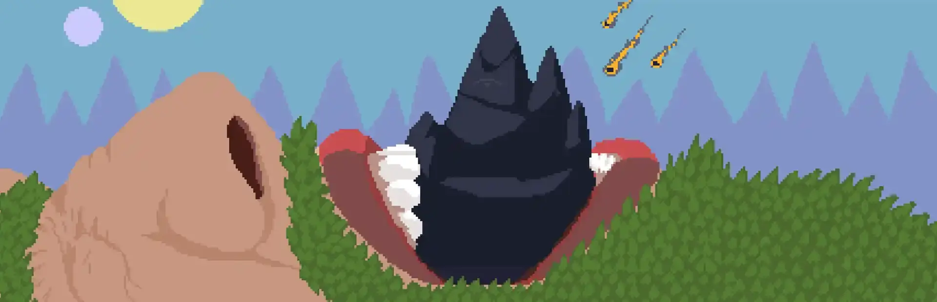 Dwarf Eats Mountain background