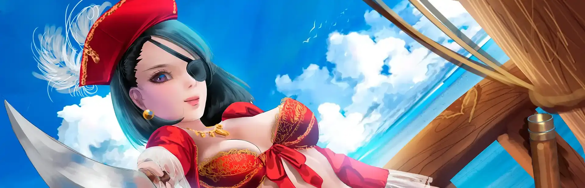 Pirates Girls background