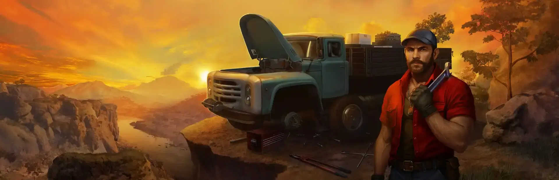 Truck Mechanic: Dangerous Paths background
