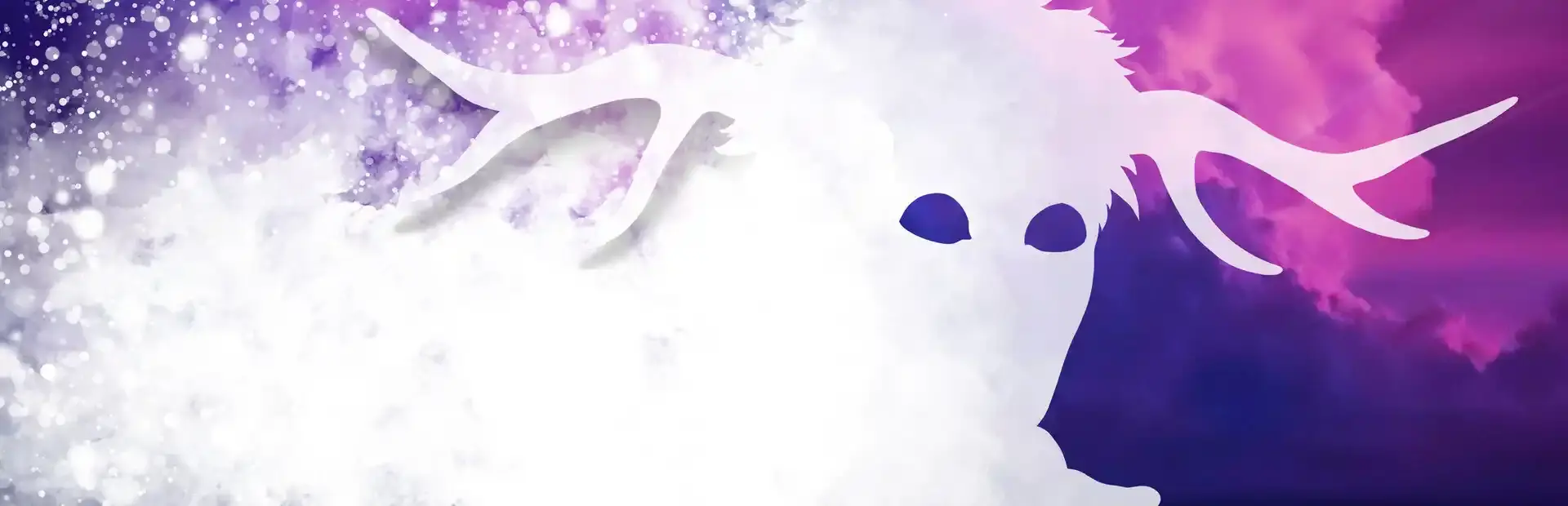 Particle Hearts background