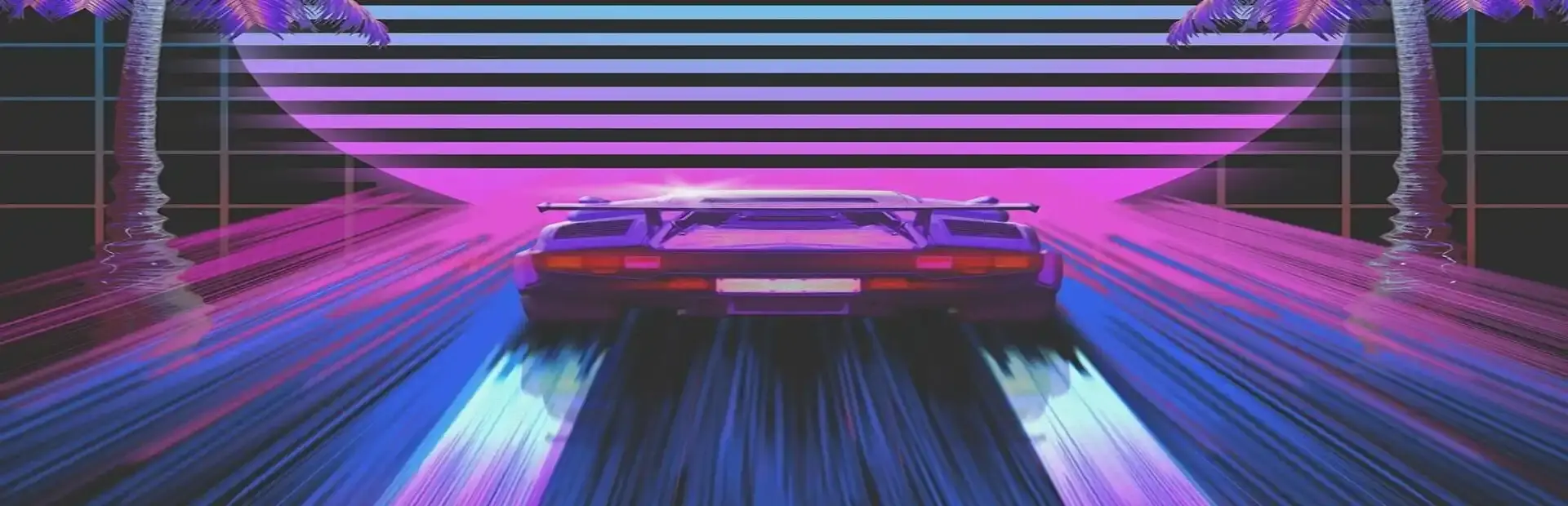 Miami Horizon 2077 background