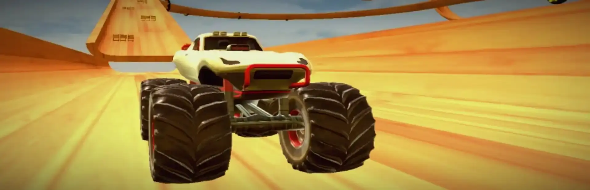 Stunts Contest Monster Car background
