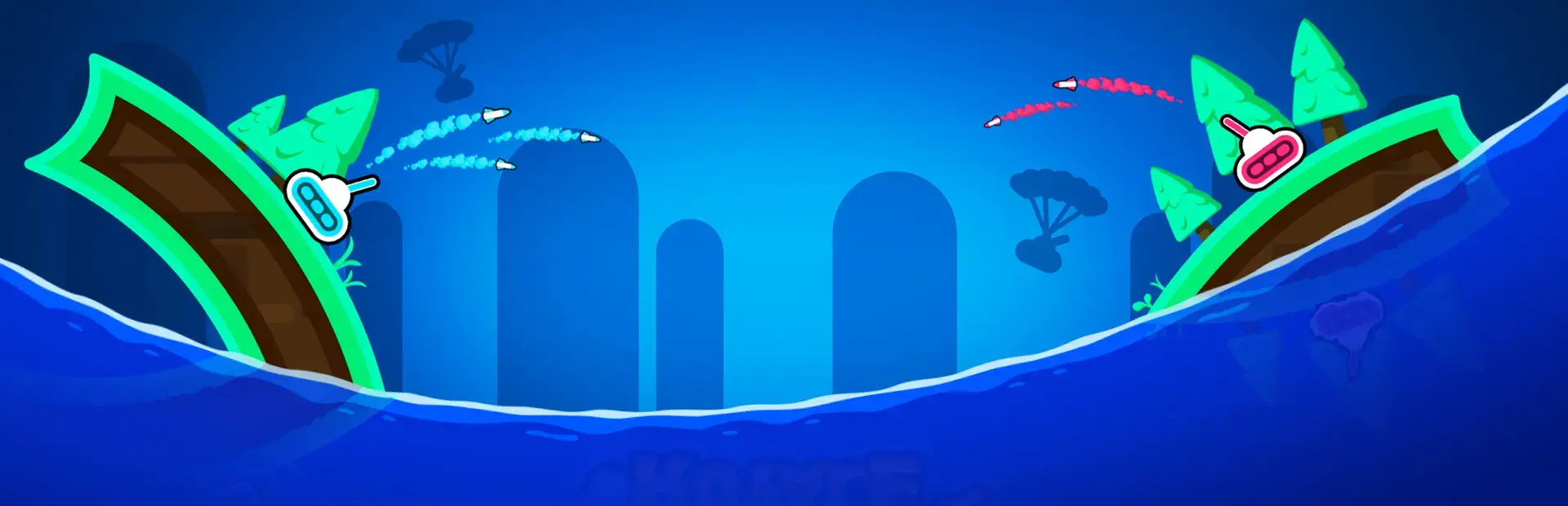 Rocket Bot Royale background