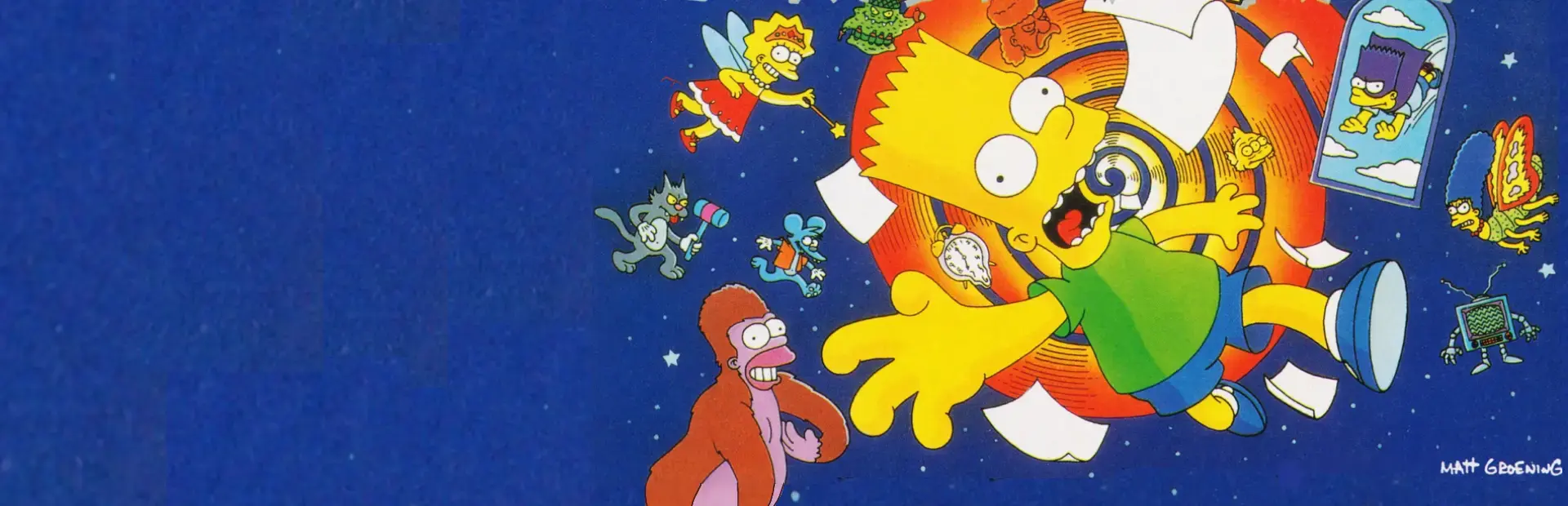 The Simpsons: Bart's Nightmare background