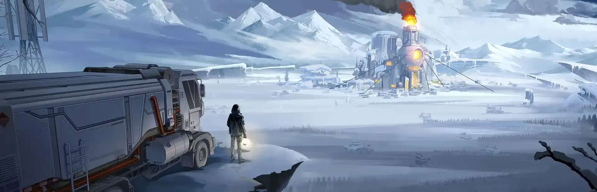 Snow Ash background