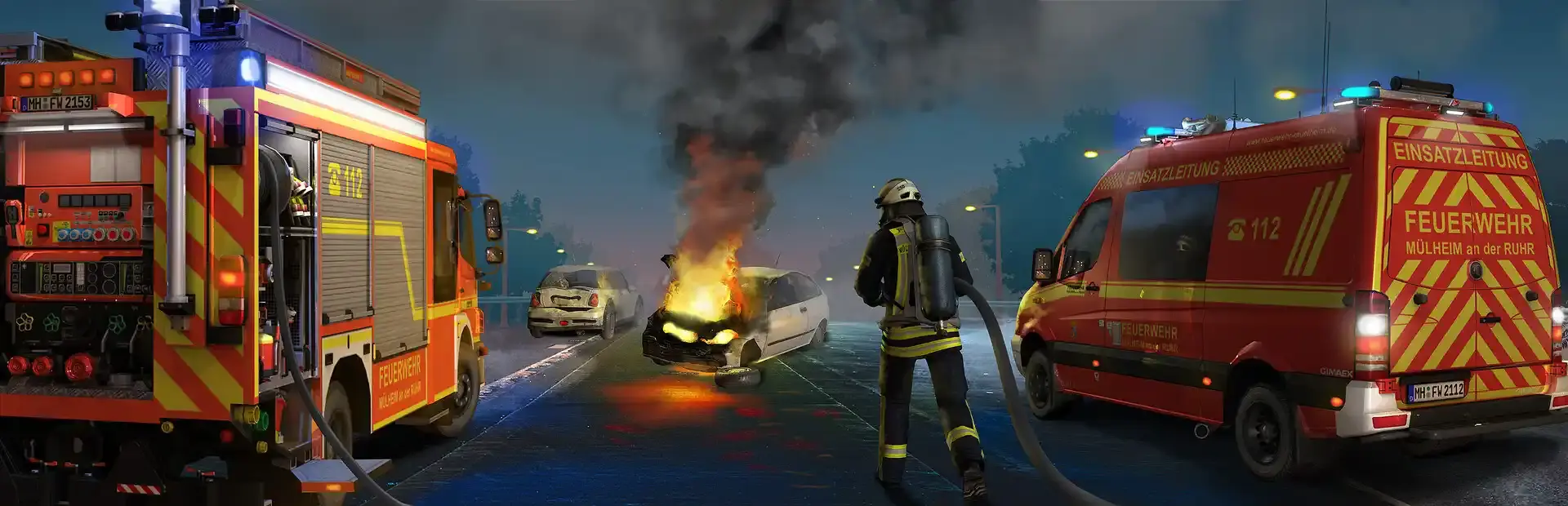 Emergency Call 112: The Fire Fighting Simulation 2 background