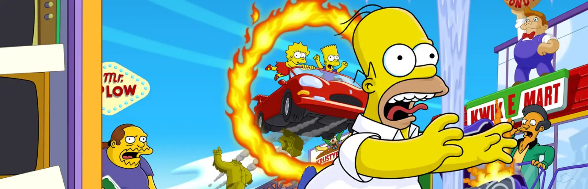The Simpsons: Hit & Run background