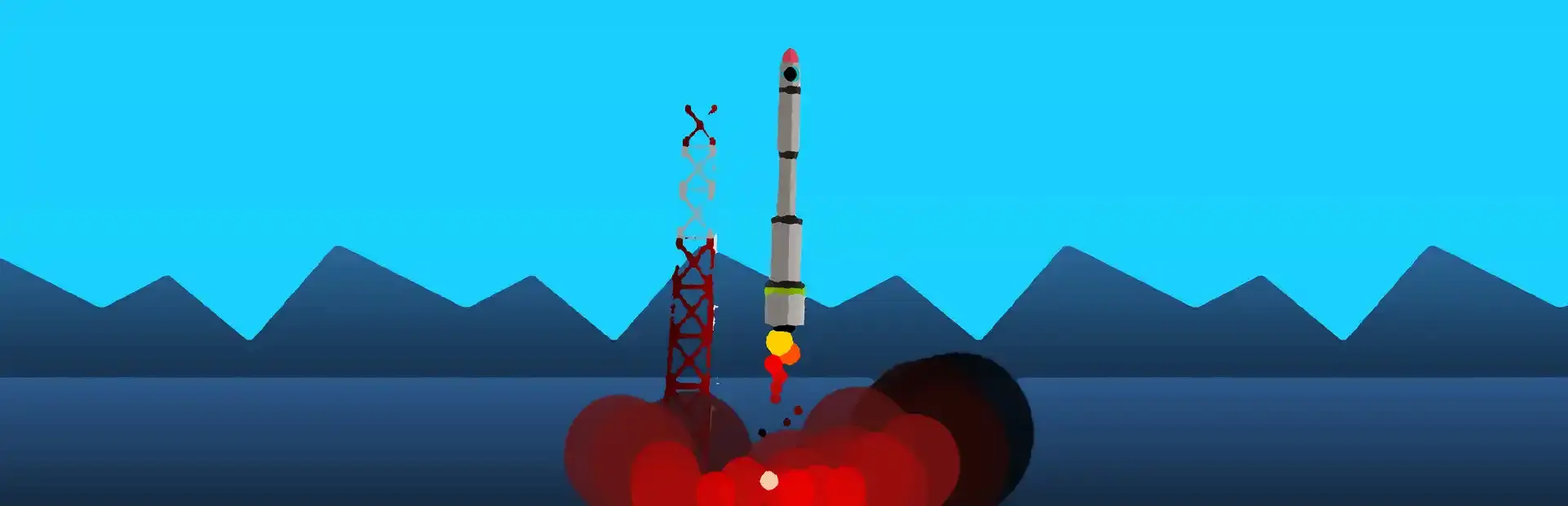 Space Rocket background