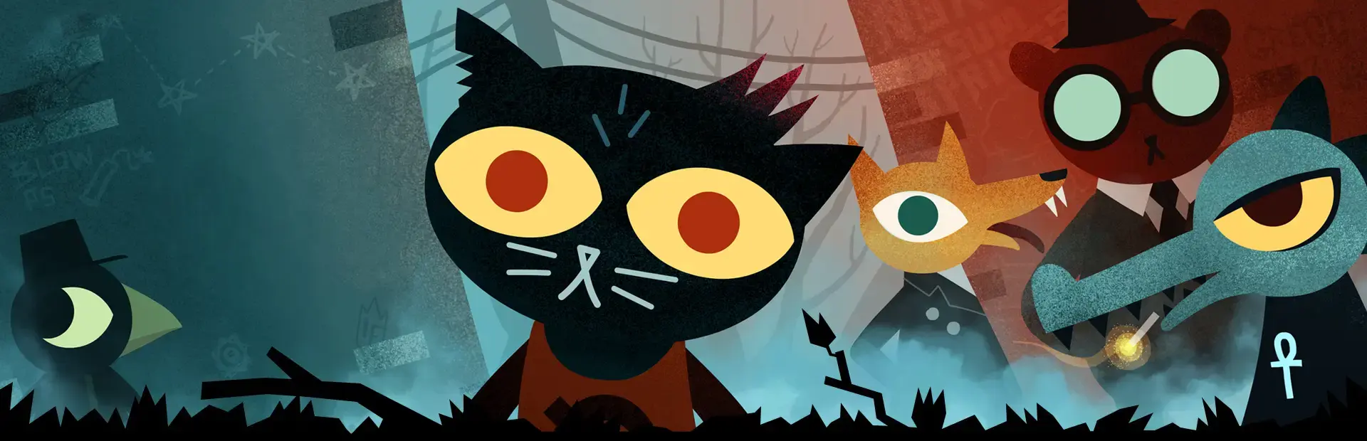Night in the Woods background